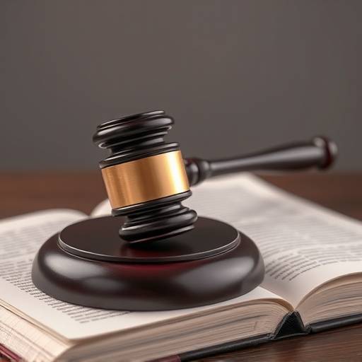 Terms and Conditions Symbol: A gavel resting on a book of law.